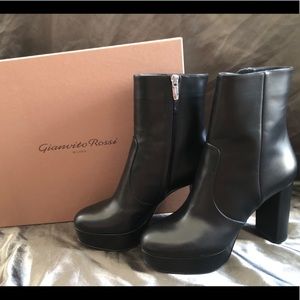 Gianvito Rossi platform leather boots